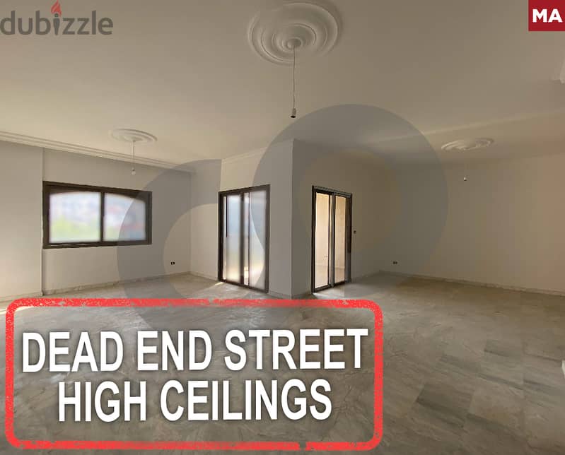 Dead end street-High ceilings-Aaramoun, Aley/عرمون REF#MA114918 0