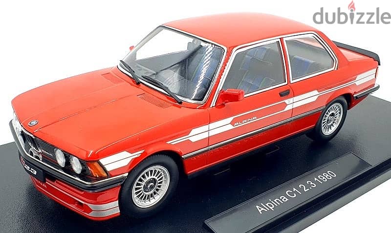 Diecast BMW Alpina c1 2.3 1980 نموذج سيارة 1:18 scale 3