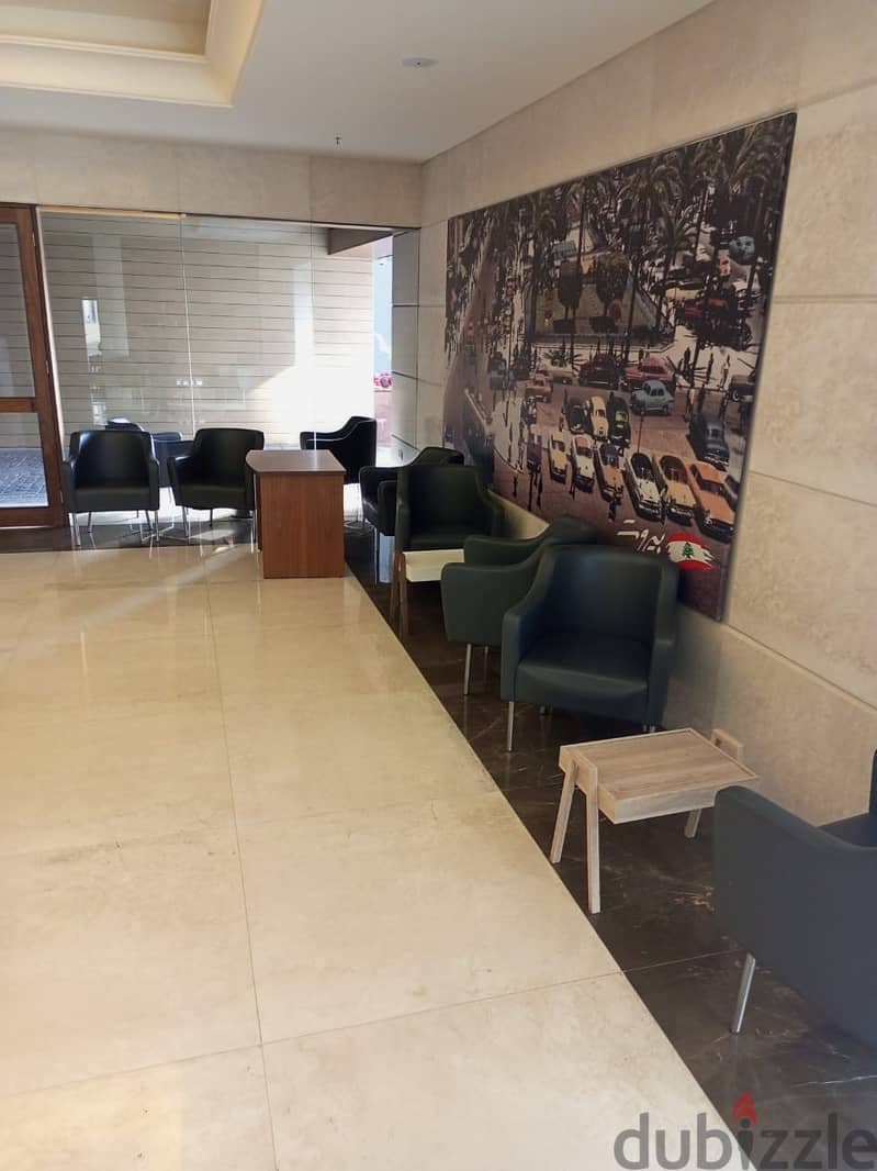 dbayeh office 145 sqm prime location for rent 24h electricity Ref#6407 0