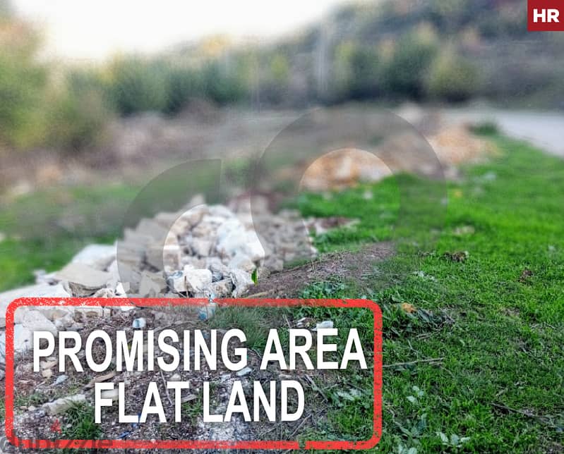 flat land -calm area-private road- Aley Town/عاليه  REF#HR114937 0