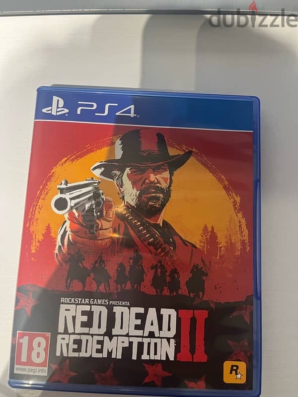 Red dead redemption 2 PS4 disc 0