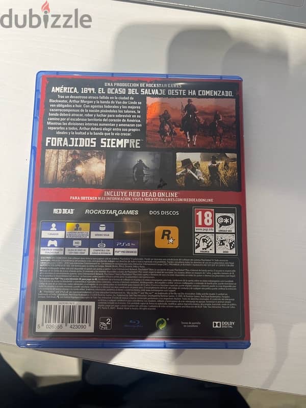 Red dead redemption 2 PS4 disc 3