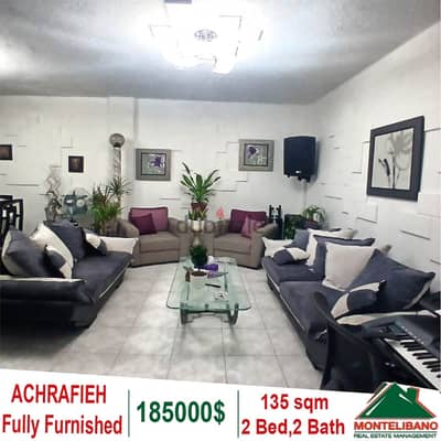 Fully Furnished 135 sqm Apartment for sale in Achrafieh !!!