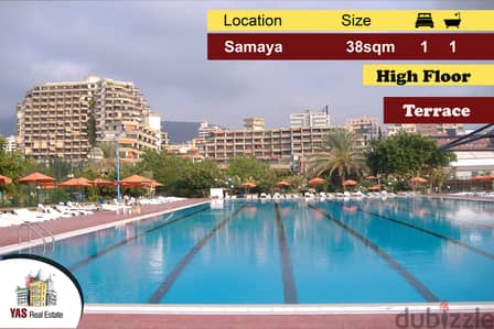 Samaya 38m2 | Terrace | High Floor | Easy Access | Sea View | AC |