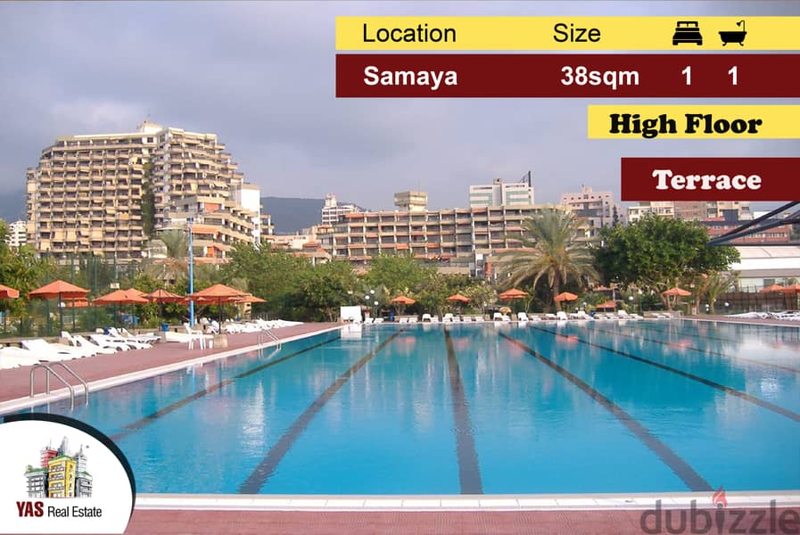 Samaya 38m2 | Terrace | High Floor | Easy Access | Sea View | AC | 0