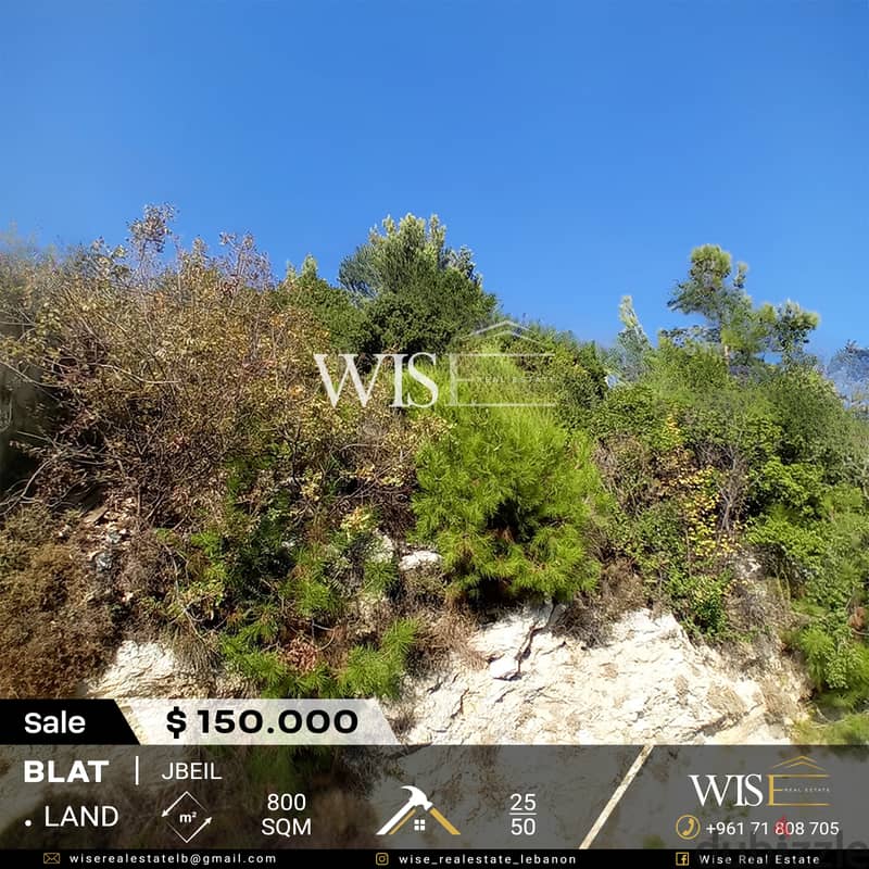  Prime 800 sqm Land for SALE in Blat! 0