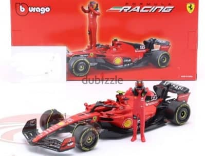 Ferrari SF23 (Carlos Sainz Jr #55) diecast car model 1:24