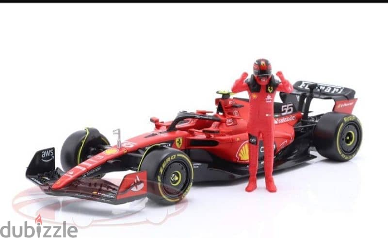 Ferrari SF23 (Carlos Sainz Jr #55) diecast car model 1:24 1