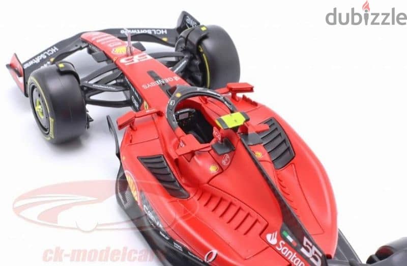 Ferrari SF23 (Carlos Sainz Jr #55) diecast car model 1:24 7