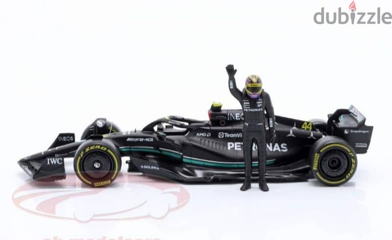 Mercedes-AMG W14(L. Hamilton #44) 2023 diecast car model 1:24 2