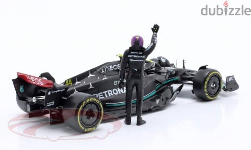 Mercedes-AMG W14(L. Hamilton #44) 2023 diecast car model 1:24 3