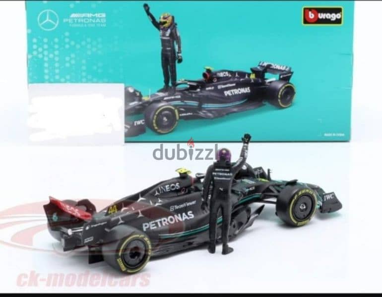 Mercedes-AMG W14(L. Hamilton #44) 2023 diecast car model 1:24 4