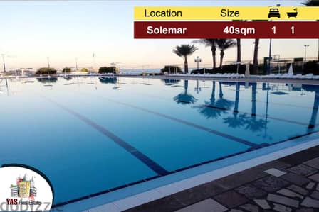 Solemar 40m2 | Shared Pool | Mint Condition | Prime Location | AC |