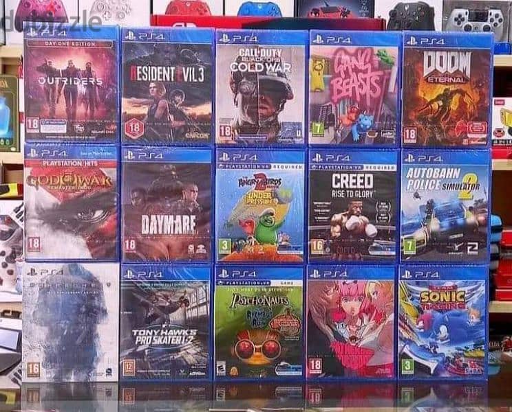 available cds ps4/ps5/nintendo switch starting 10$ 2