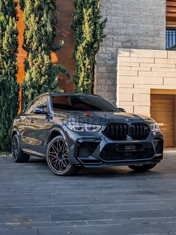 BMW X6 M COMPETITION 2021 , Bassoul&Hneine Service History. Low Km 0