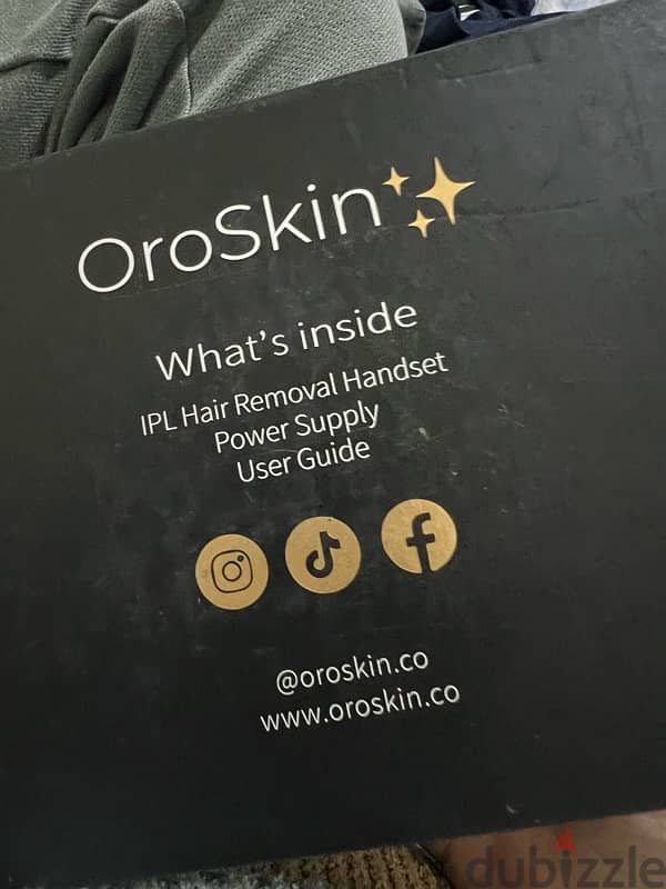 oroskin  ICE IPL hair removal 3