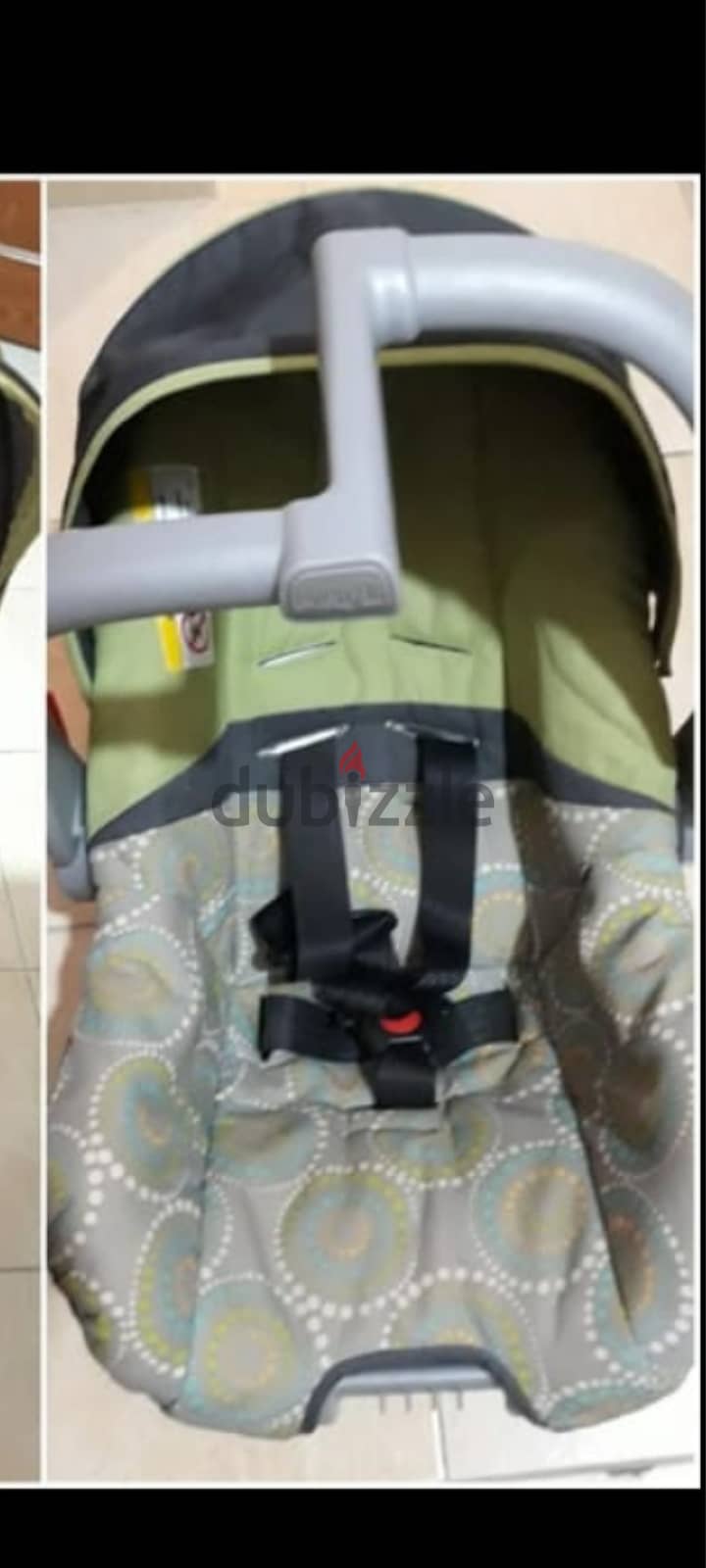 Used car seat with base evenflo with baby stroller 2