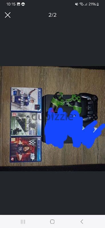 Playstation 4 slim ( 1 controllers / 3 games) 0