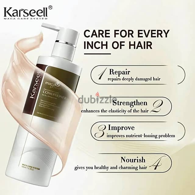 Karseell Hair Conditioner 800ml with Maca Essence & Argan Oil 3