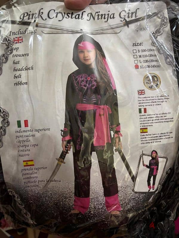 ninja Halloween costume for girl 0