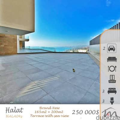 Halat | Signature | High End 165m² + 200m² Terrace | Open Sea View