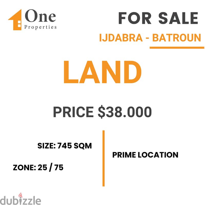 LAND FOR SALE IN IJDABRA - BATROUN 0