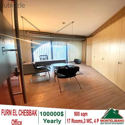 900 Sqm company For Rent in Furn El Chebbak (4 floors ,17 offices)