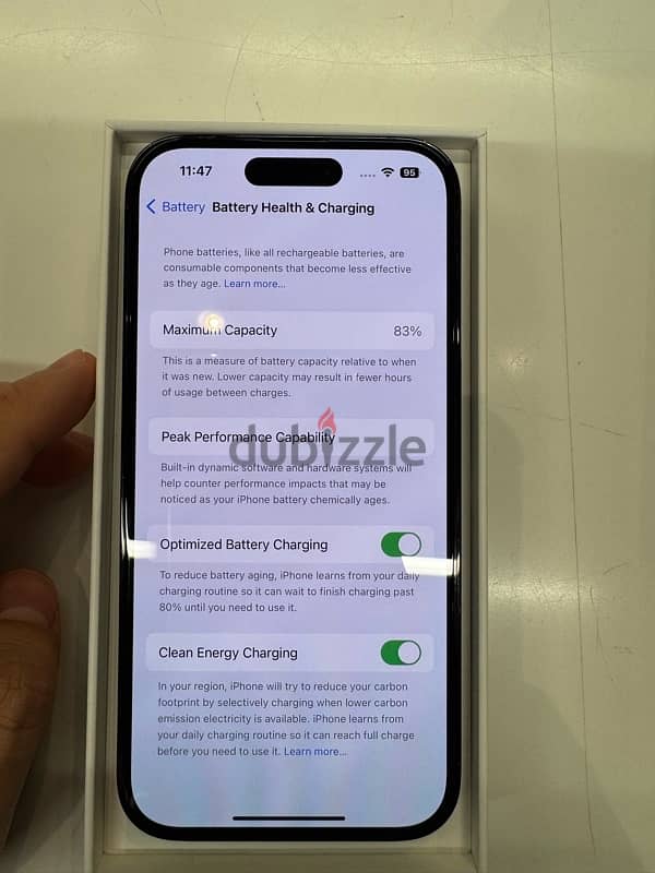 iPhone 14 pro 128 Gb 83% (battery original not replaced) 6