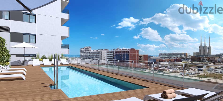 Spain luxurious apartments high end finishes in Badalona, sea view B15 0