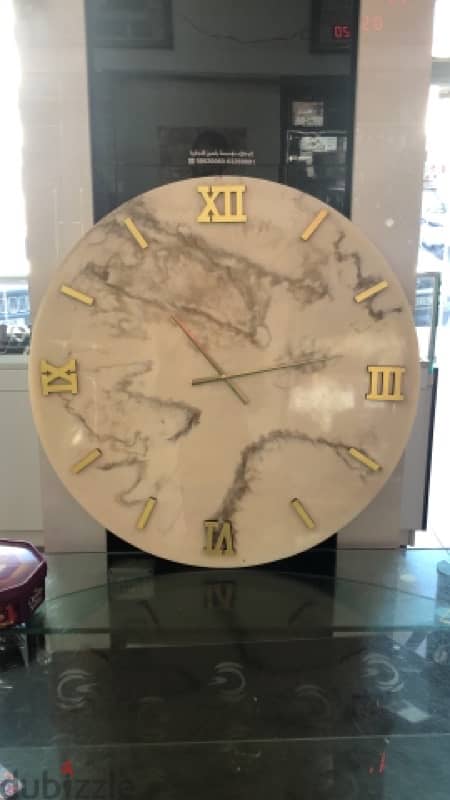 80*80 marble clock luxury 0