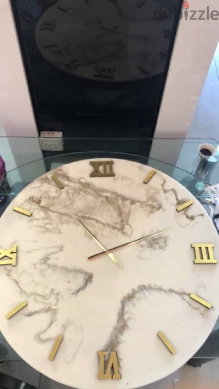 80*80 marble clock luxury 2