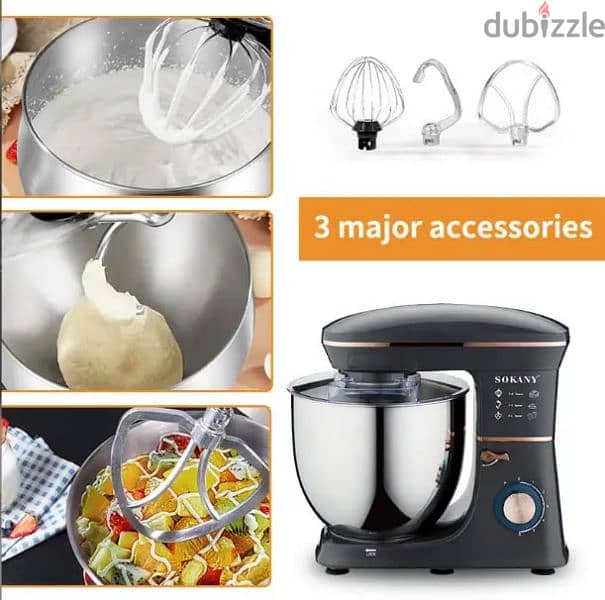 stand dough mixer SOKANY 11L عجانة 1