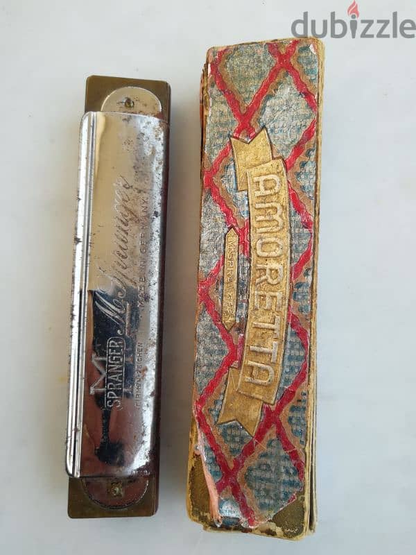 antique OLD HARMONICA 0