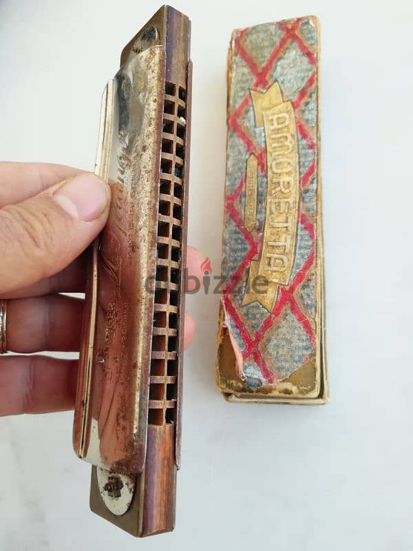 antique OLD HARMONICA 3