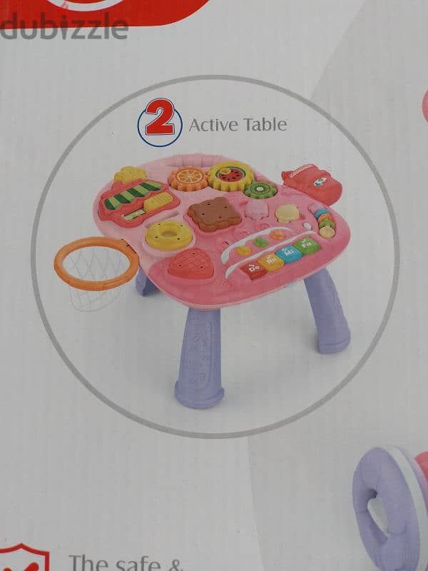 2 in 1 walker and activity table 1