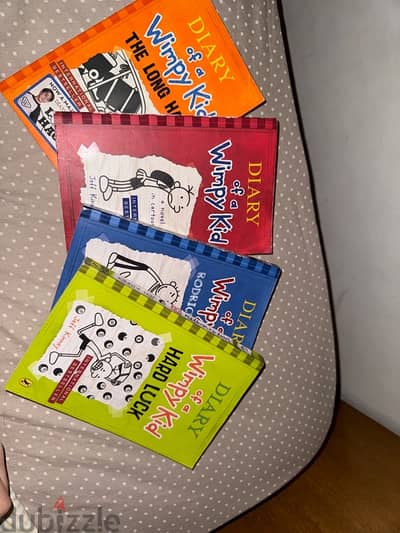 4 books from the diary of a wimpy kid