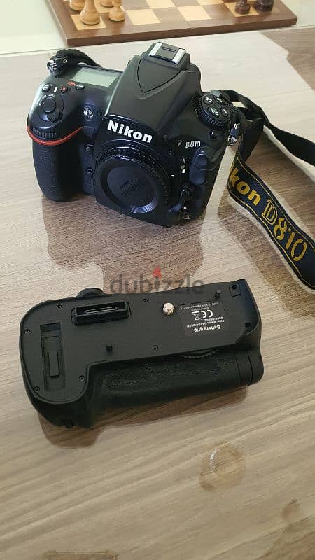 Nikon D810 body only with grip 5