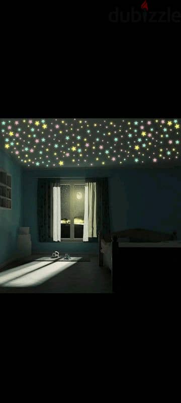 luminous wall snowflakes and stars 3