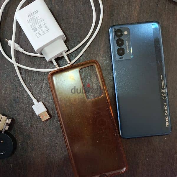 tecno camon 18 pro and smart watche huawei 5