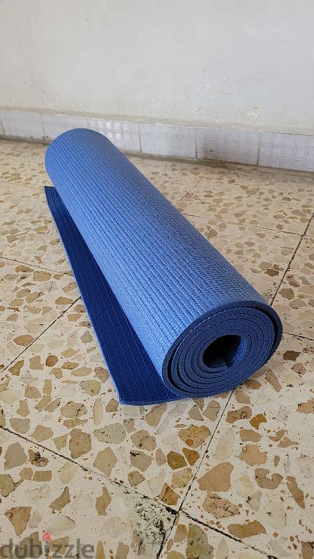 Blue matt for yoga 0