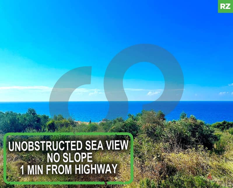 unobstructed sea view, jbeil, berbara/البربارة  REF#RZ115020 0