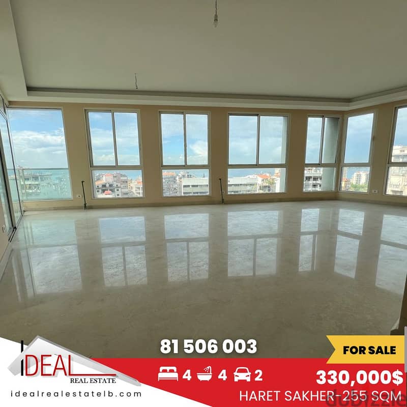 255 sqm Apartment for sale in Haret sakher jounieh REF#MA15138 0