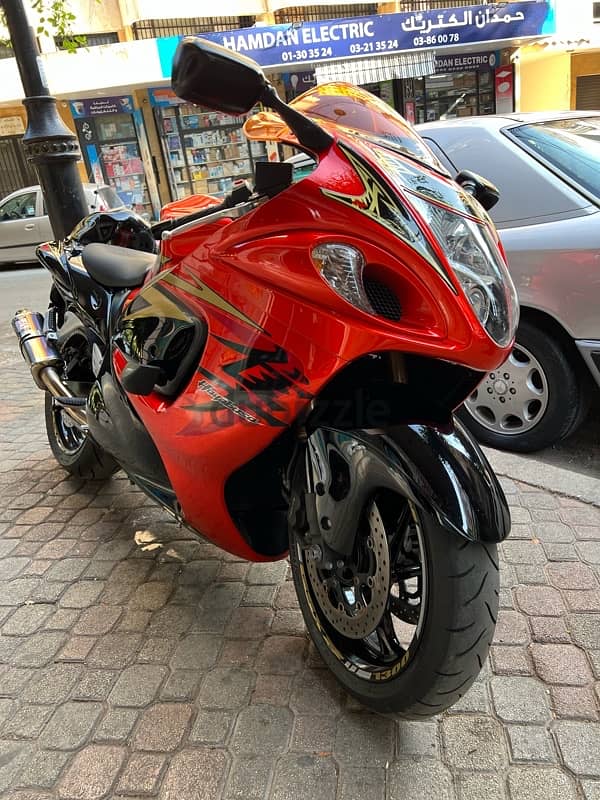 Suzuki Hayabusa 1300 R additional sport exaust akrapovic 8