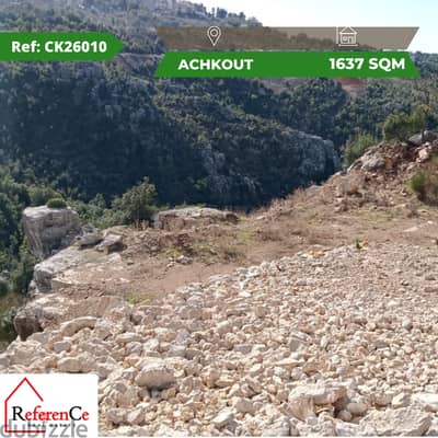 land in Achkout for sale ارض للبيع في عشقوت