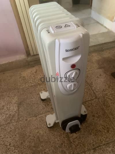 silver crest oil heater radiator