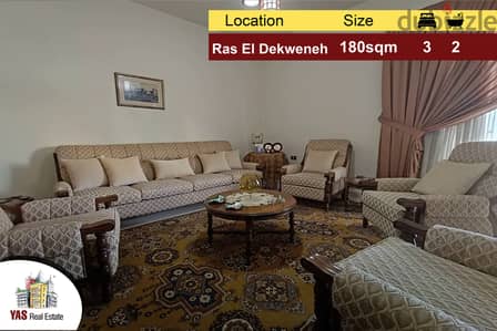 Ras El Dekweneh 180m2 | Well Maintained | View | Dead End Street | AA