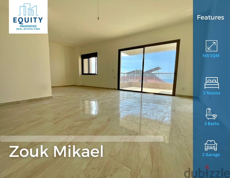 165 SQM Brand New Aparmtment For Rent In Zouk Mikael #RK115226 0