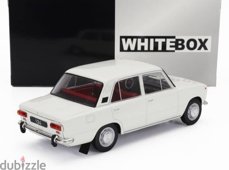 Fiat 124 1970 diecast car model 1:24 2