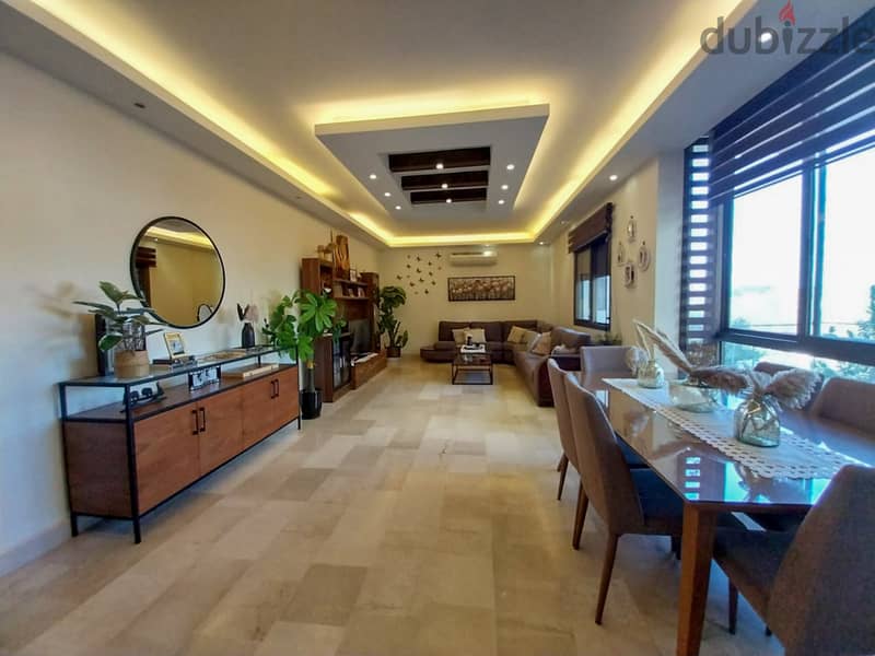 PAYMENT FACILITIES- 118 SQM Fully Decorated Apartment in Zikrit, Metn 0