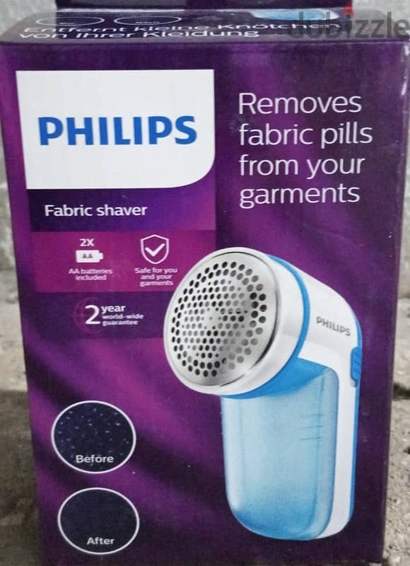 Philips, Fabric Shaver,  ازالة الوبر من ثياب 0